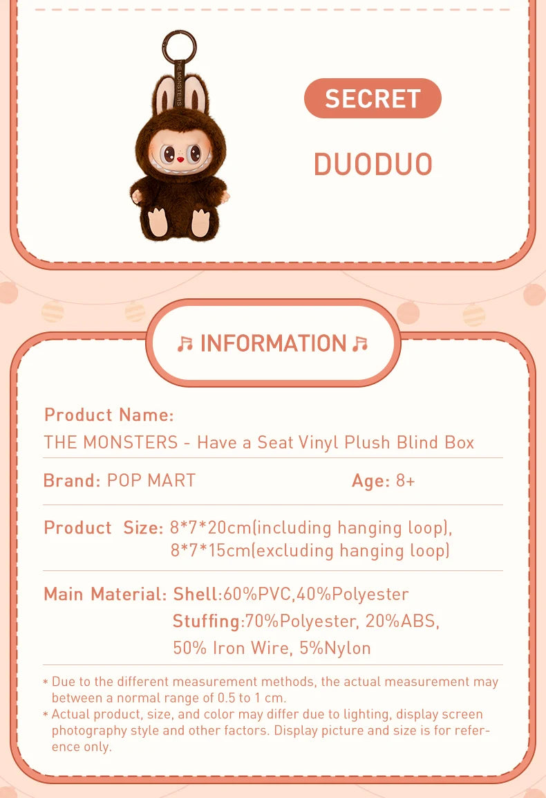 LABUBU THE MONSTERS – Have a Seat Mystery Box (Sitz-Edition) Vinylfigur