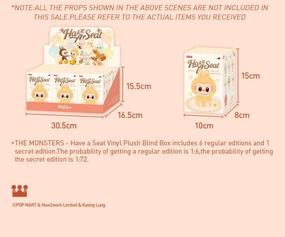 LABUBU THE MONSTERS – Have a Seat Mystery Box (Sitz-Edition) Vinylfigur