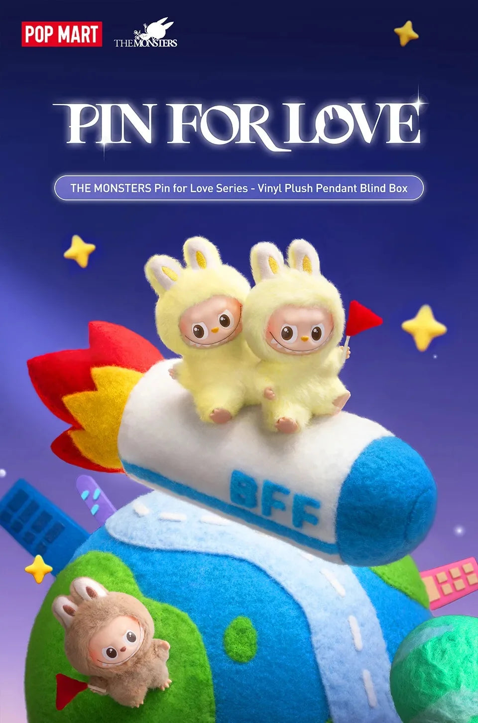 LABUBU THE MONSTERS – „Love“ Pin (Love Series)