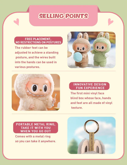 LABUBU THE MONSTERS – Exciting Macaron Series (Mystery Box) Vinylfigur