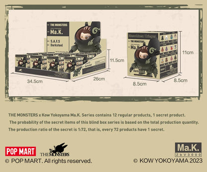 POP MART LABUBU THE MONSTERS × Kow Yokoyama Ma.K. – Limited Collaboration (Mystery Box) Vinylfigur