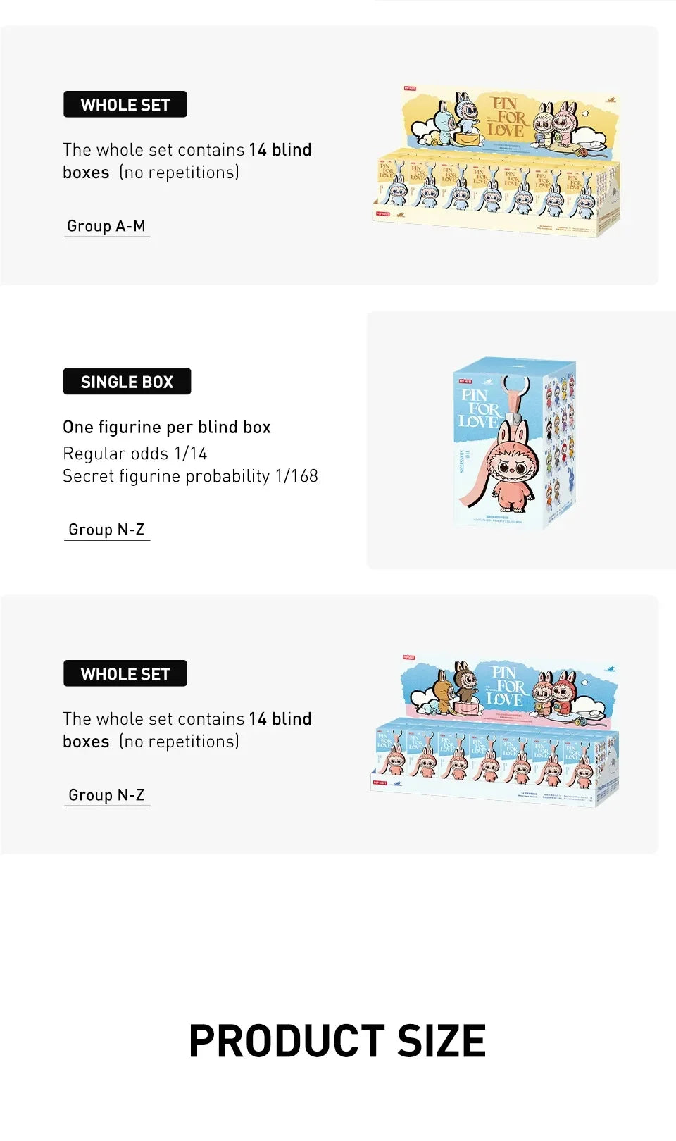 LABUBU THE MONSTERS – „Love“ Pin (Love Series)