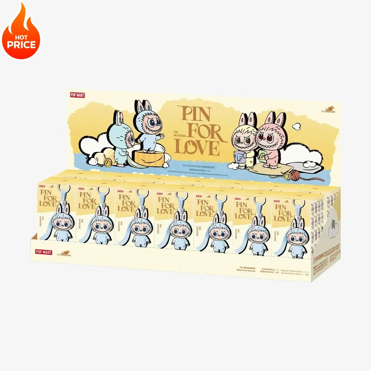 LABUBU THE MONSTERS – A–M Secret Code Series (Mystery Box) Vinylfigur